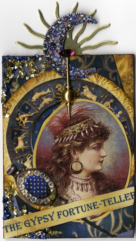 Artfully Musing The Gypsy Fortune Teller ATC